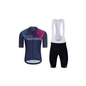 HOLOKOLO Cyklistický krátký dres a krátké kalhoty - SPECTRO - modrá/černá obraz
