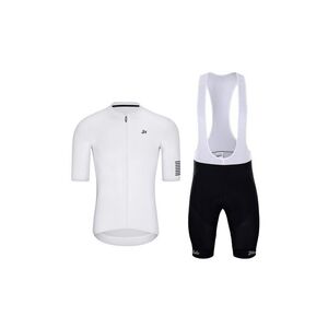 HOLOKOLO Cyklistický krátký dres a krátké kalhoty - VICTORIOUS ELITE - černá/bílá obraz