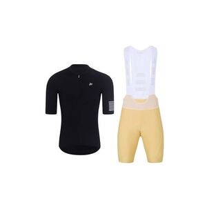 HOLOKOLO Cyklistický krátký dres a krátké kalhoty - VICTORIOUS ELITE - béžová/černá obraz