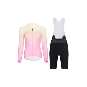 RIVANELLE Cyklistický dlouhý dres a kalhoty - ELEVATE - černá/růžová/vícebarevná obraz