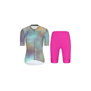 RIVANELLE Cyklistický krátký dres a krátké kalhoty - COSMA - cyklámenová/fialová/zlatá obraz