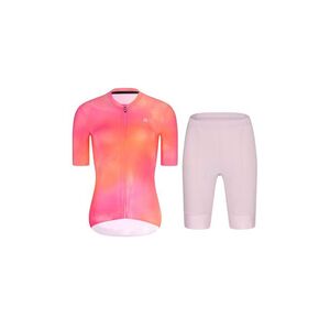 RIVANELLE Cyklistický krátký dres a krátké kalhoty - COSMA - růžová/oranžová obraz