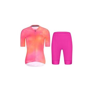 RIVANELLE Cyklistický krátký dres a krátké kalhoty - COSMA - cyklámenová/oranžová/růžová obraz