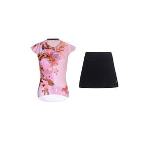RIVANELLE krátký dres a sukně - MISS FLOWERY - černá/růžová obraz