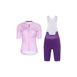 RIVANELLE Cyklistický krátký dres a krátké kalhoty - CRYSTELLE - fialová/růžová obraz