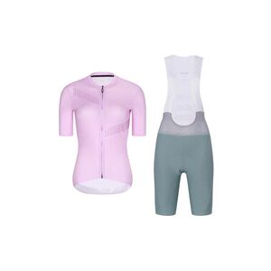 RIVANELLE Cyklistický krátký dres a krátké kalhoty - CRYSTELLE - zelená/růžová obraz