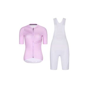 RIVANELLE Cyklistický krátký dres a krátké kalhoty - CRYSTELLE - bílá/růžová obraz