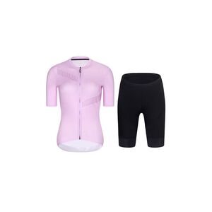 RIVANELLE Cyklistický krátký dres a krátké kalhoty - CRYSTELLE - černá/růžová obraz