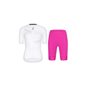 RIVANELLE Cyklistický krátký dres a krátké kalhoty - CRYSTELLE - cyklámenová/bílá obraz