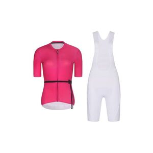 RIVANELLE Cyklistický krátký dres a krátké kalhoty - LOVELY - bílá/růžová obraz