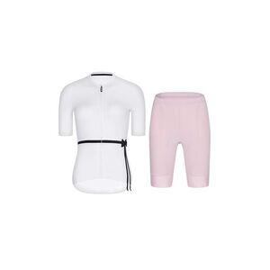 RIVANELLE Cyklistický krátký dres a krátké kalhoty - LOVELY - růžová/bílá obraz