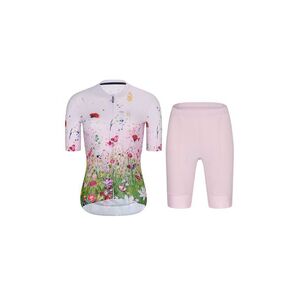 RIVANELLE Cyklistický krátký dres a krátké kalhoty - IN BLOOM - růžová/vícebarevná obraz