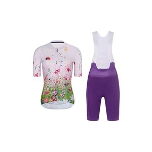 RIVANELLE Cyklistický krátký dres a krátké kalhoty - IN BLOOM - fialová/růžová/vícebarevná obraz