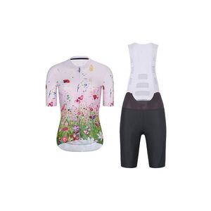 RIVANELLE Cyklistický krátký dres a krátké kalhoty - IN BLOOM - antracitová/růžová/vícebarevná obraz