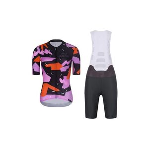 RIVANELLE Cyklistický krátký dres a krátké kalhoty - BIKE´S GOOD - antracitová/vícebarevná/černá obraz