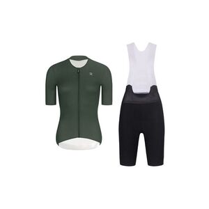RIVANELLE Cyklistický krátký dres a krátké kalhoty - ELEVATE - černá/zelená obraz