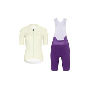 RIVANELLE Cyklistický krátký dres a krátké kalhoty - ELEVATE - fialová/ivory obraz