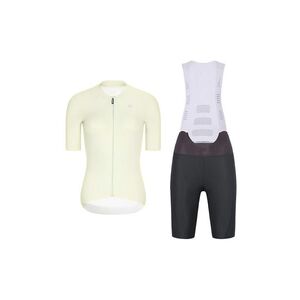 RIVANELLE Cyklistický krátký dres a krátké kalhoty - ELEVATE - antracitová/ivory obraz