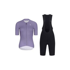 RIVANELLE Cyklistický krátký dres a krátké kalhoty - ELEVATE - černá/fialová obraz