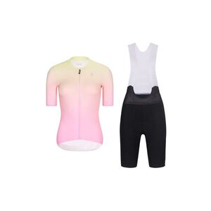 RIVANELLE Cyklistický krátký dres a krátké kalhoty - ELEVATE - černá/růžová/vícebarevná obraz