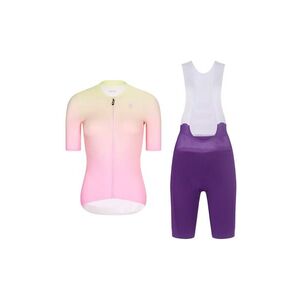 RIVANELLE Cyklistický krátký dres a krátké kalhoty - ELEVATE - fialová/růžová/vícebarevná obraz