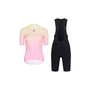 RIVANELLE Cyklistický krátký dres a krátké kalhoty - ELEVATE - černá/růžová/vícebarevná obraz
