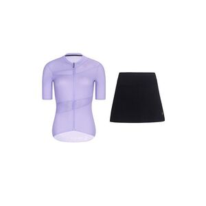 RIVANELLE krátký dres a sukně - GLAMOR - černá/fialová obraz