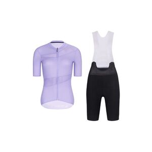 RIVANELLE Cyklistický krátký dres a krátké kalhoty - GLAMOR - černá/fialová obraz