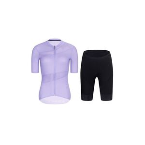 RIVANELLE Cyklistický krátký dres a krátké kalhoty - GLAMOR - černá/fialová obraz