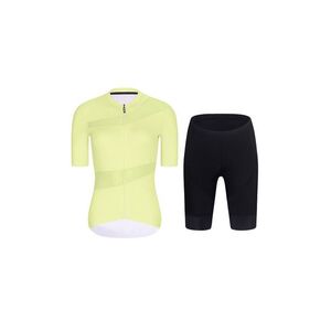 RIVANELLE Cyklistický krátký dres a krátké kalhoty - GLAMOR - černá/žlutá obraz