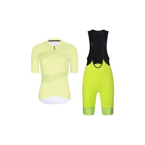 RIVANELLE Cyklistický krátký dres a krátké kalhoty - GLAMOR - žlutá/černá obraz