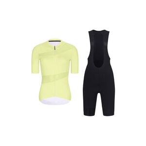 RIVANELLE Cyklistický krátký dres a krátké kalhoty - GLAMOR - žlutá/černá obraz