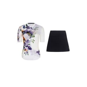 RIVANELLE krátký dres a sukně - FLOWERY LADY - bílá/vícebarevná/černá obraz