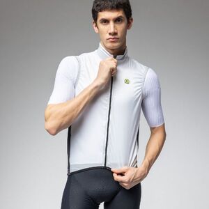 ALÉ Cyklistická vesta - GUSCIO LIGHT PACK 2.0 - bílá obraz
