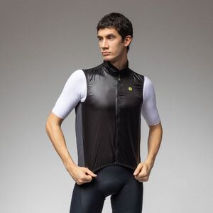 ALÉ Cyklistická vesta - GUSCIO LIGHT PACK 2.0 - černá obraz