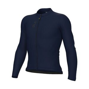 ALÉ Cyklistický dres s dlouhým rukávem letní - COLOR BLOCK PRAGMA - modrá obraz
