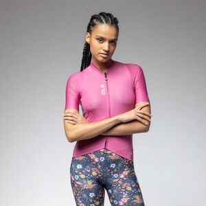 ALÉ Cyklistický dres s krátkým rukávem - PRAGMA COLOR BLOCK - růžová obraz