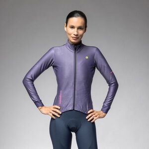 ALÉ Cyklistická zateplená bunda - PR-E FAN - fialová obraz