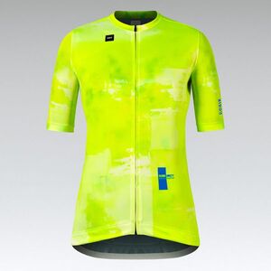 GOBIK Cyklistický dres s krátkým rukávem - STARK - žlutá obraz