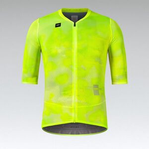 GOBIK Cyklistický dres s krátkým rukávem - CARRERA 3.0 - žlutá obraz