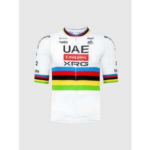 PISSEI Cyklistický dres s krátkým rukávem - TADEJ POGACAR WORLD CHAMP REPLICA - bílá obraz