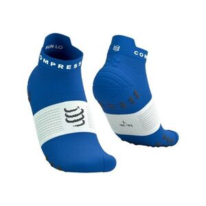 COMPRESSPORT Cyklistické ponožky kotníkové - PRO RACING SOCKS V4.0 RUN - modrá obraz
