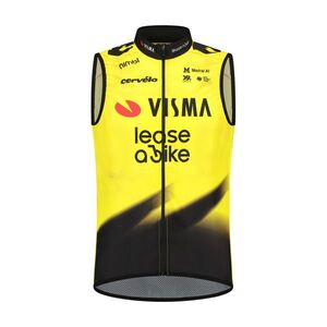 RAPIDGEAR Cyklistická vesta - REPLICA VISMA 2026 - žlutá/černá obraz