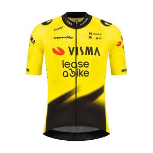 RAPIDGEAR Cyklistický dres s krátkým rukávem - REPLICA VISMA 2026 - žlutá/černá obraz