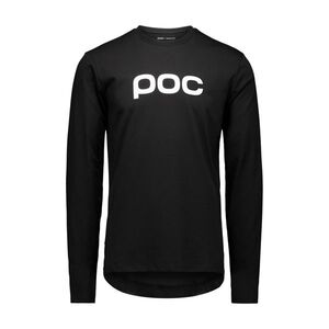 POC Cyklistické triko s dlouhým rukávem - TEE LS - černá obraz