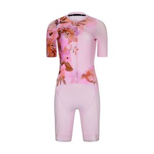 RIVANELLE Cyklistická kombinéza - FLOWERY DIVA - růžová obraz