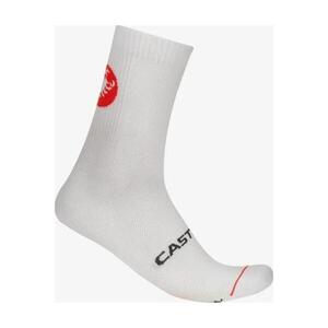 CASTELLI Cyklistické ponožky klasické - ENTRATA 12 - bílá obraz