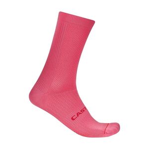 CASTELLI Cyklistické ponožky klasické - ESPRESSO 18 - růžová obraz