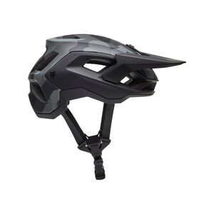 FOX Cyklistická přilba - SPEEDFRAME CAMO - černá/šedá obraz
