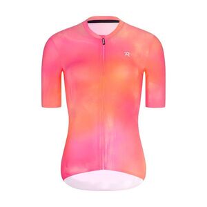 RIVANELLE Cyklistický dres s krátkým rukávem - COSMA - oranžová/růžová obraz